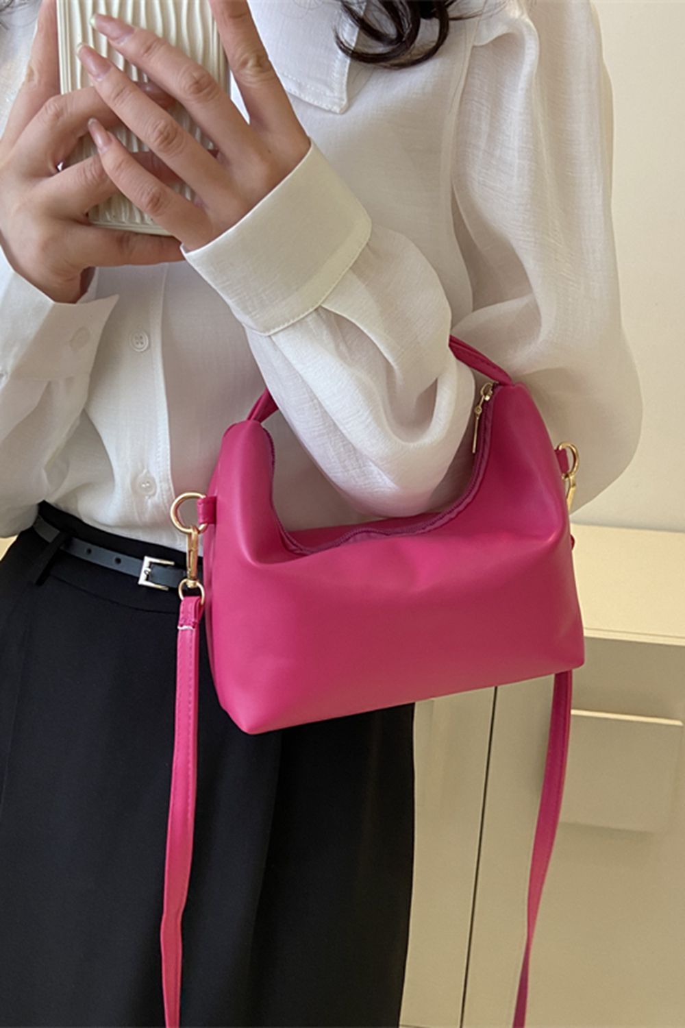 PU Leather Crossbody Bag